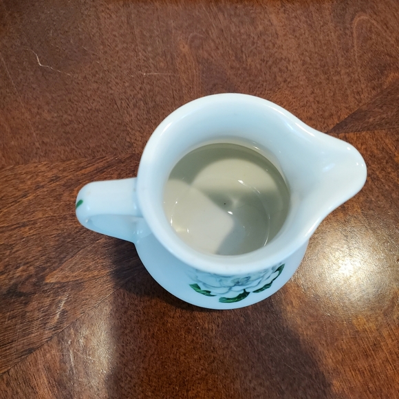 Vintage 1950s Whitfield (White Body) by Syracuse Creamer, Sugar & Butter Set - Picture 6 of 14